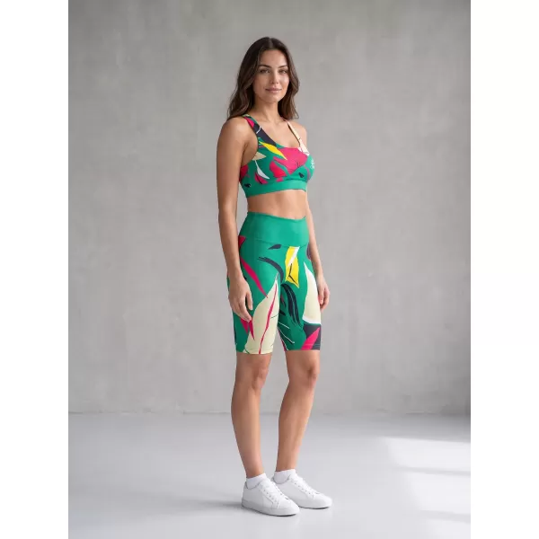  Jambiere funcționale premium pentru femei deasupra genunchiului ALTISPORT VOJ/ALW042LEG02 VERDE 