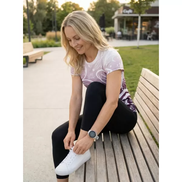  Tricou funcțional premium pentru femei ALTISPORT VOJ/ALW045TR01 VIOLET/ALB 