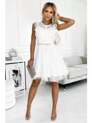 Rochie NUMOCO GRETA 454-1 ALB