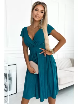 Rochie NUMOCO MATILDE 425-5 ALBASTRU
