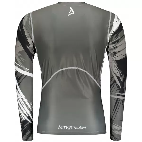  Pánské funkční kompresní tričko premium ALTISPORT VOJ/ALM039TR03 ŠEDÁ 