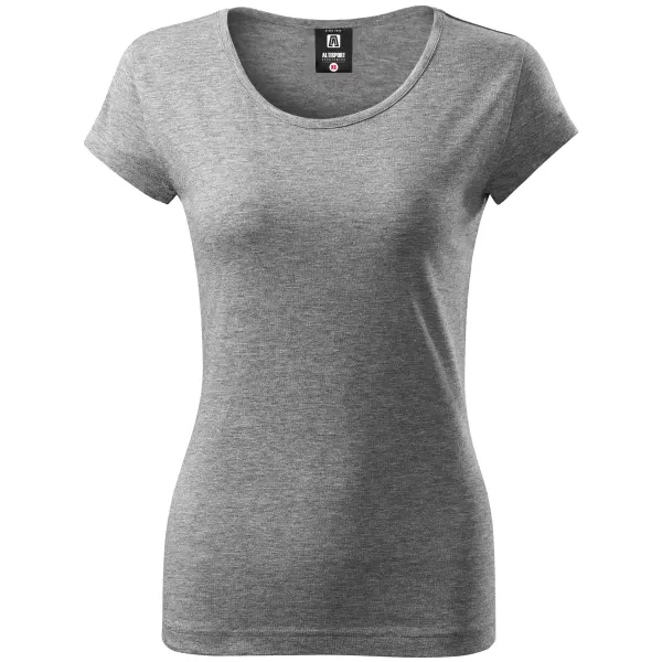 Tricou de damă ALTISPORT NoPrint NP/ALW221 EVIDENȚIERI GRI ÎNCHIS 