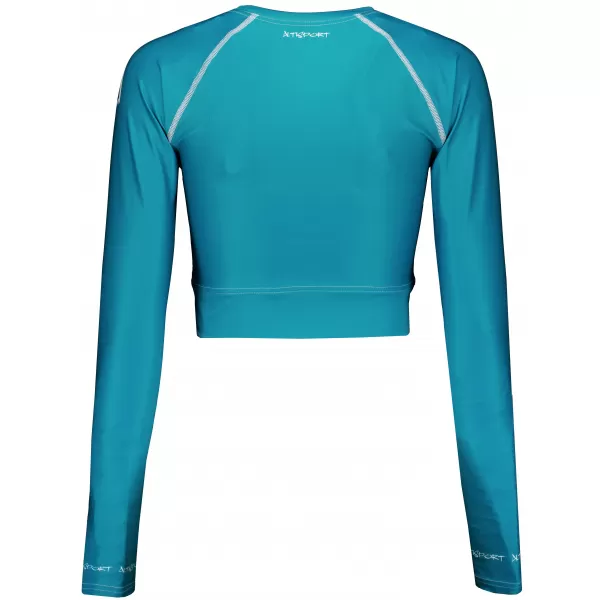  Crop top funcțional premium pentru femei, cu mâneci lungi ALTISPORT VOJ/ALW000TR04 KEROSENUL 