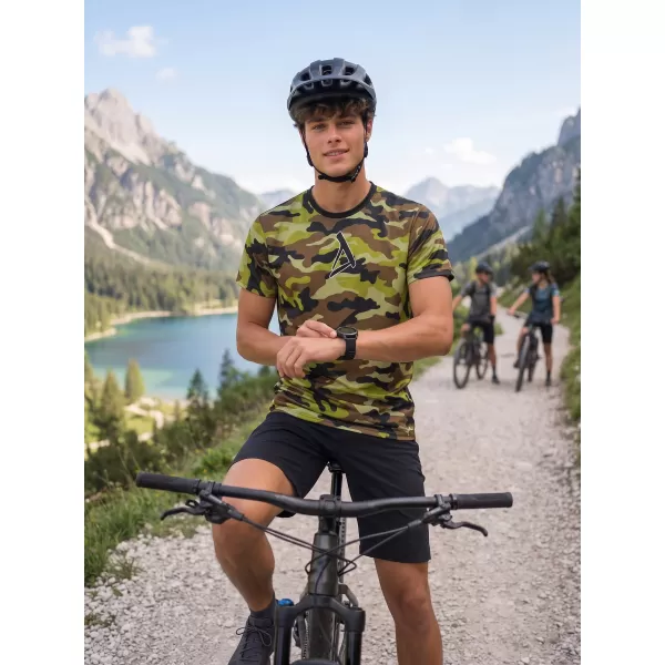  Tricou funcțional premium pentru bărbați ALTISPORT VOJ/ALM038TR01 ARMY VERDE 