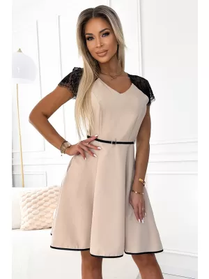 Rochie NUMOCO SILVIA 254-3 BEJ