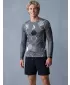 Tricou de compresie funcțional premium pentru bărbați ALTISPORT VOJ/ALM037TR03 GRI