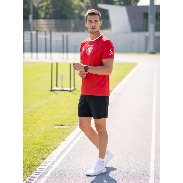  Tricou funcțional premium pentru bărbați ALTISPORT VOJ/ALM040TR01 ROȘU 
