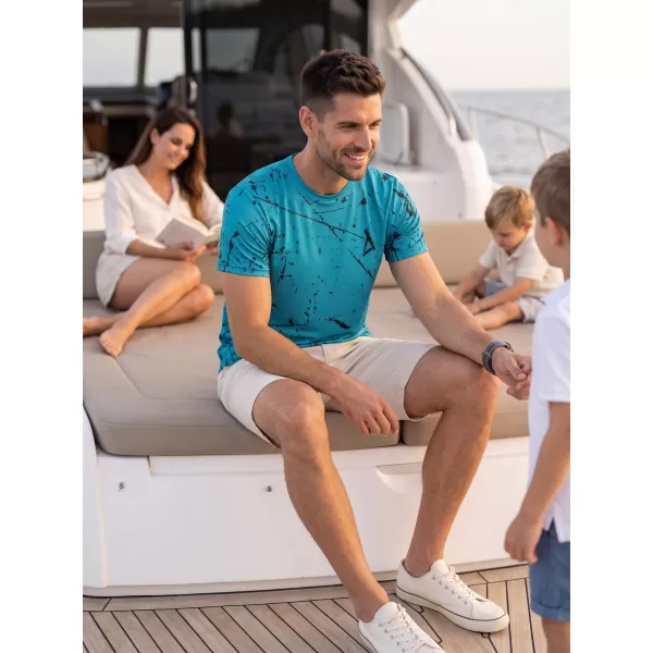 Tricou funcțional premium pentru bărbați ALTISPORT VOJ/ALM034TR01 SMARALD 