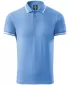 Tricou pentru bărbați cu guler ALTISPORT NoPrint NP/ALM912 CER ALBASTRU