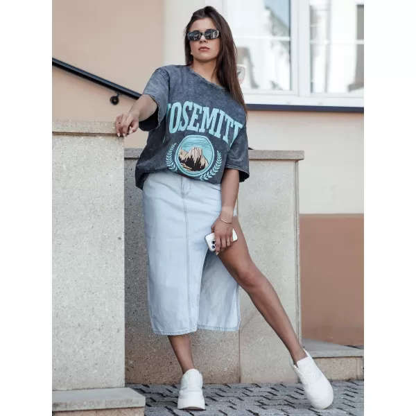  Fusta doamnelor DSTREET PROMA CY0466 ALBASTRU 