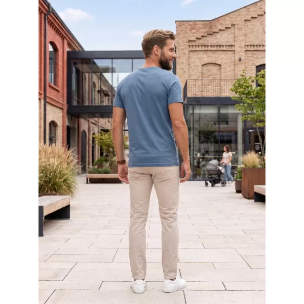  Tricou pentru bărbați ALTISPORT NoPrint NP/ALM921 DENIM 