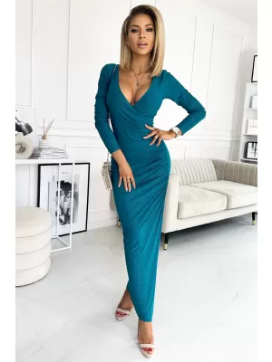 Rochie NUMOCO 406-1 ALBASTRU