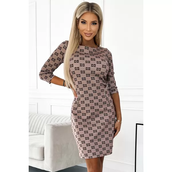  Rochie NUMOCO MARY 420-3 BEJ 