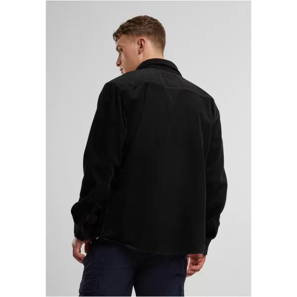  Cămaşă BRANDIT CORDUROY CLASSIC BD4035 NEGRU 