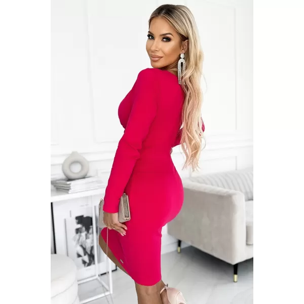  Rochie NUMOCO A398-4 ROZ 