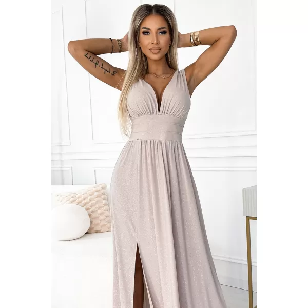  Rochie NUMOCO SUSAN 490-2 BEJ 