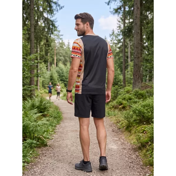  Tricou funcțional premium pentru bărbați ALTISPORT VOJ/ALM043TR01 NEGRU MARO 