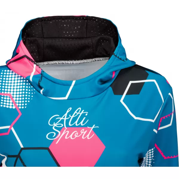 Hanorac funcțional premium pentru femei ALTISPORT VOJ/ALW037MI01 KEROSEN/ROZ 