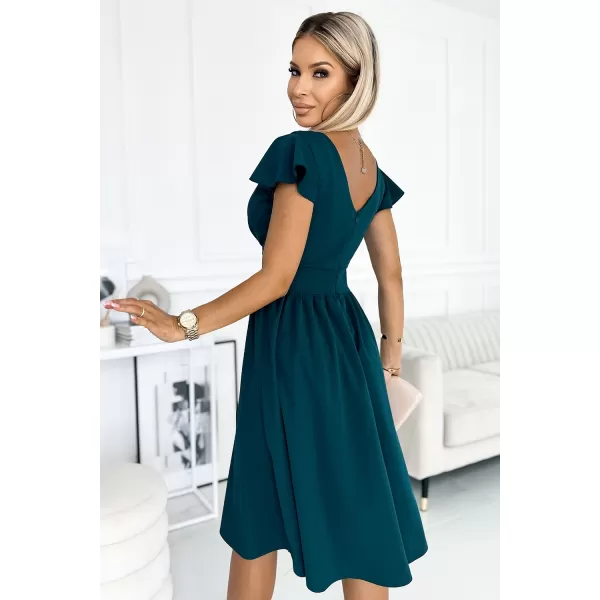  Rochie NUMOCO MATILDE 425-1 VERDE 