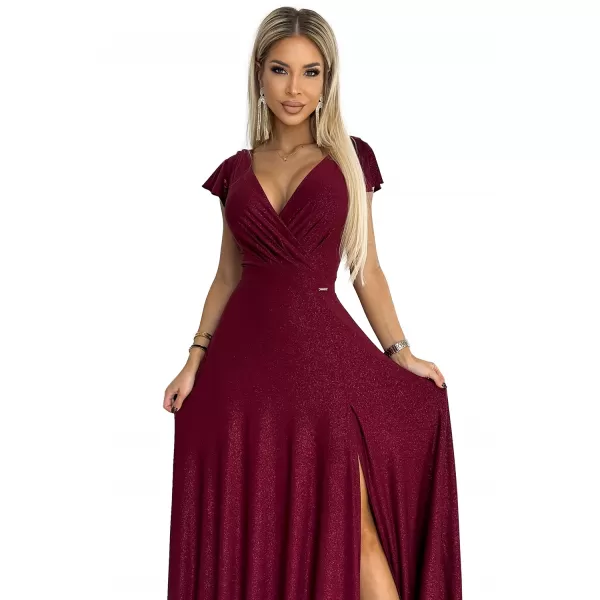  Rochie NUMOCO CRYSTAL 411-8 ROŞU 