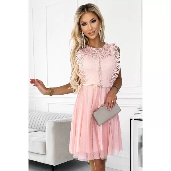  Rochie NUMOCO GRETA 454-2 PORTOCALE 