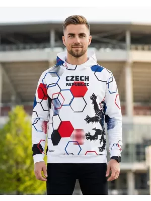 Hanorac funcțional premium pentru bărbați ALTISPORT VOJ/ALM036MI01 HEXA WHITE