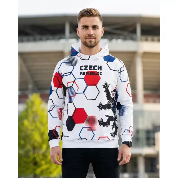  Hanorac funcțional premium pentru bărbați ALTISPORT VOJ/ALM036MI01 HEXA WHITE 