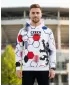Hanorac funcțional premium pentru bărbați ALTISPORT VOJ/ALM036MI01 HEXA WHITE