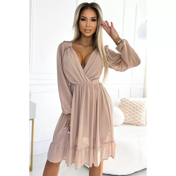  Rochie NUMOCO MILA 538-1 BEJ 