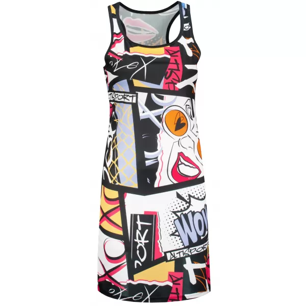  Rochie funcțională vestă de damă ALTISPORT VOJ/ALW041SAT01 NEGRU 