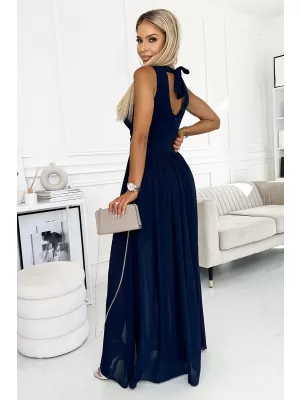 Rochie NUMOCO JUSTINE 362-7 ALBASTRU