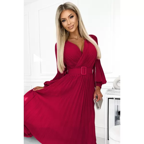  Rochie NUMOCO KLARA 414-9 ROŞU 