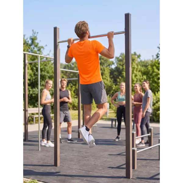  Tricou funcțional pentru bărbați ALTISPORT NoPrint NP/ALM421 PORTOCALIU NEON 