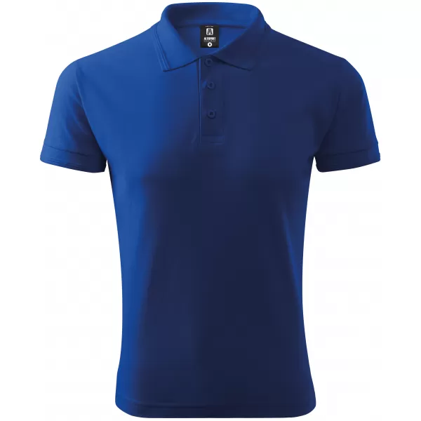  Tricou pentru bărbați cu guler ALTISPORT NoPrint NP/ALM302 ALBASTRU REGAL 
