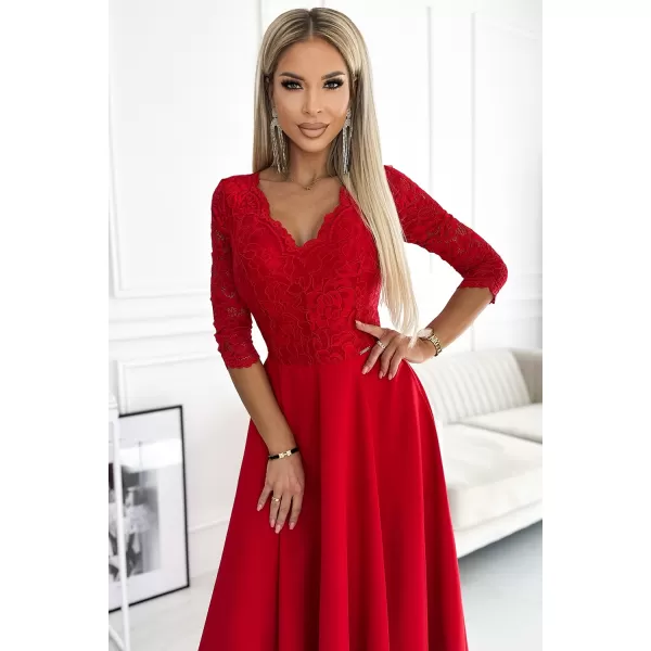 Rochie NUMOCO AMBER 309-8 ROŞU 