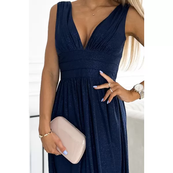  Rochie NUMOCO SUSAN 490-1 ALBASTRU 