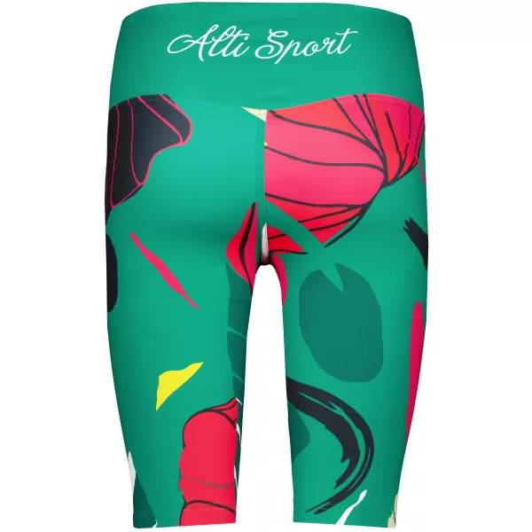  Jambiere funcționale premium pentru femei deasupra genunchiului ALTISPORT VOJ/ALW042LEG02 VERDE 