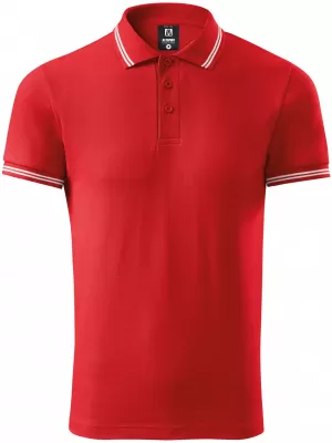 Tricou pentru bărbați cu guler ALTISPORT NoPrint NP/ALM912 ROȘU