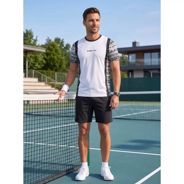  Tricou funcțional premium pentru bărbați ALTISPORT VOJ/ALM043TR01 ALB 