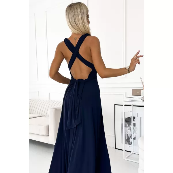  Rochie NUMOCO 509-1 ALBASTRU 