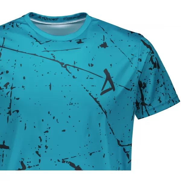  Tricou funcțional premium pentru bărbați ALTISPORT VOJ/ALM034TR01 SMARALD 