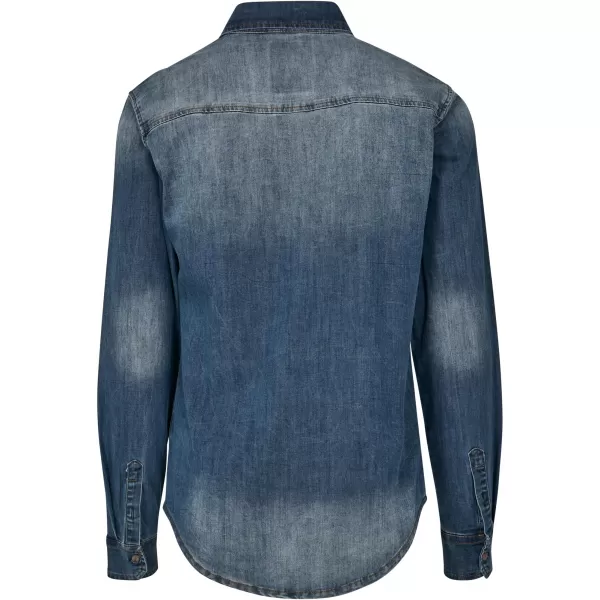  Cămaşă BRANDIT RILEY DENIM BD4020 ALBASTRU SPĂLAT 
