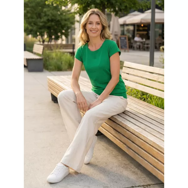  Tricou de damă ALTISPORT NoPrint NP/ALW021 VERDE MEDIU 