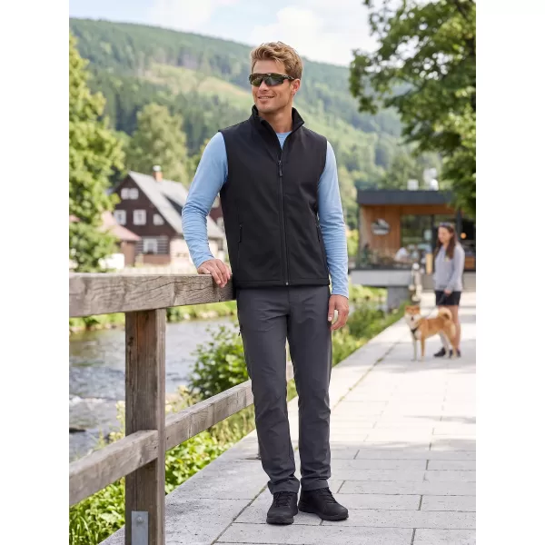  Vestă softshell pentru bărbați ALTISPORT NoPrint NP/ALM8211NJ NEGRU/NEGRU 