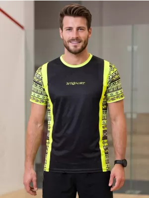 Tricou funcțional premium pentru bărbați ALTISPORT VOJ/ALM043TR01 GALBEN NEON