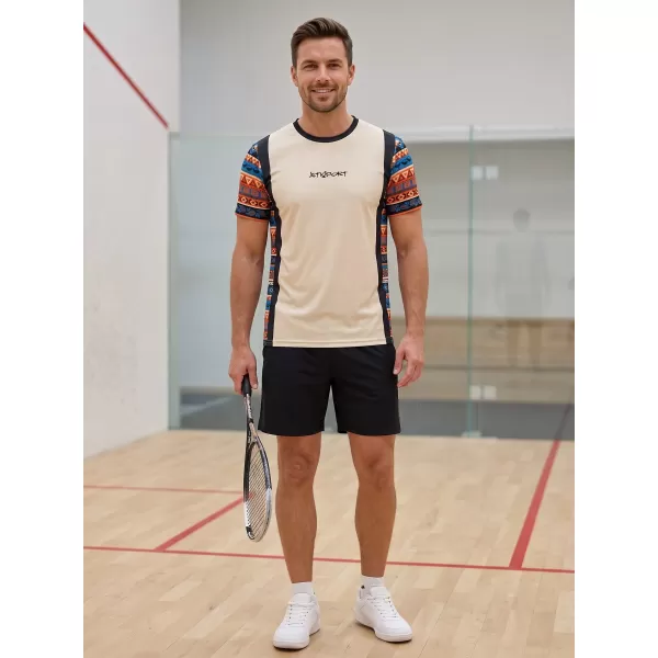  Tricou funcțional premium pentru bărbați ALTISPORT VOJ/ALM043TR01 BEJ 