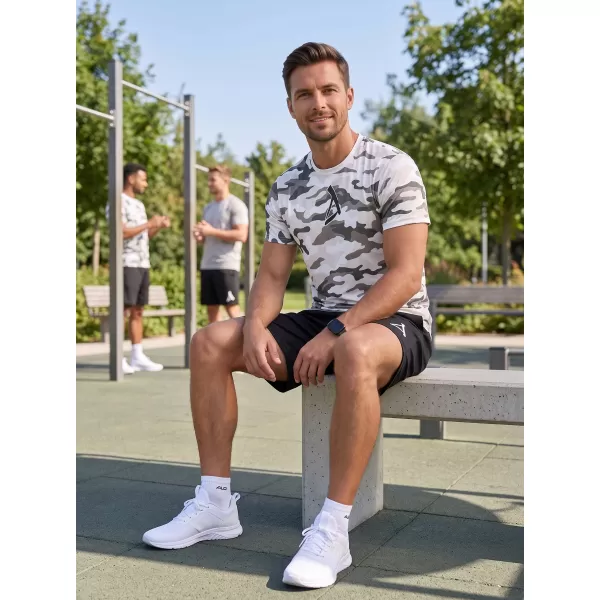  Tricou funcțional premium pentru bărbați ALTISPORT VOJ/ALM038TR01 ALB 