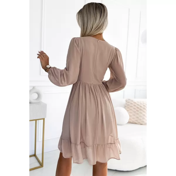  Rochie NUMOCO MILA 538-1 BEJ 