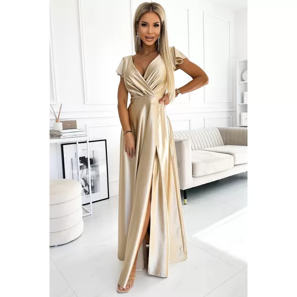  Rochie NUMOCO CRYSTAL 411-7 BEJ 