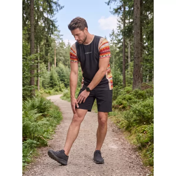  Tricou funcțional premium pentru bărbați ALTISPORT VOJ/ALM043TR01 NEGRU MARO 